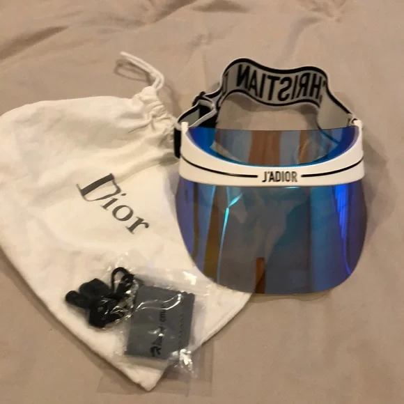 Dior visor worn once Dior | Accessories | Christian Dior Authentic Blue And White  main image 2